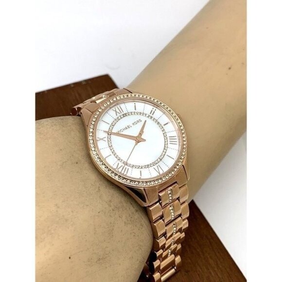 Michael Kors Women\'s Watch MK3716 Quartz Mother of Pearl Dial 33mm Rose Gold main image 13